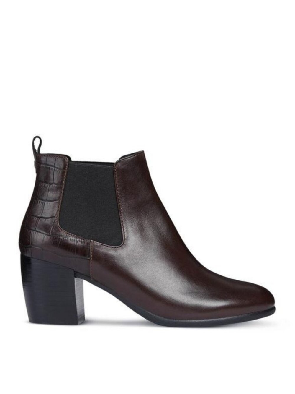 Geox Lucinda Ankle Boot Black Leather